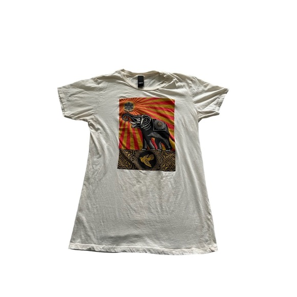 Obey Tops - Obey Elephant Tee Size Large